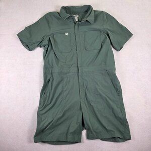 Duluth Trading Co Green Utility Romper Size L